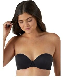 Maidenform Dreamwire Strapless Convertible Lift Bra‎ 34C Black NWT